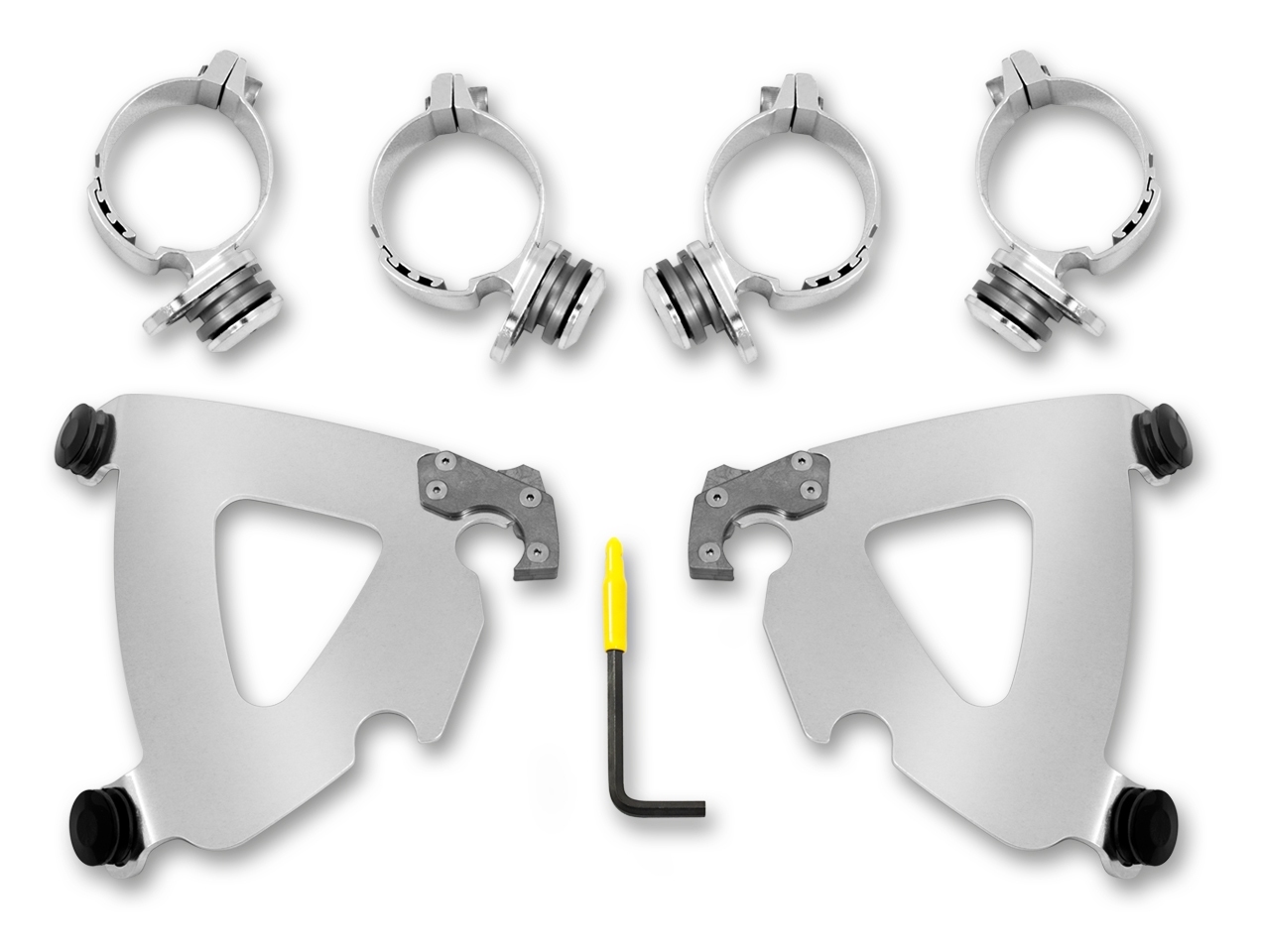 Memphis Shades Road Warrior Trigger Lock Mount Kit For Harley FXFB 2018-2023 N/A