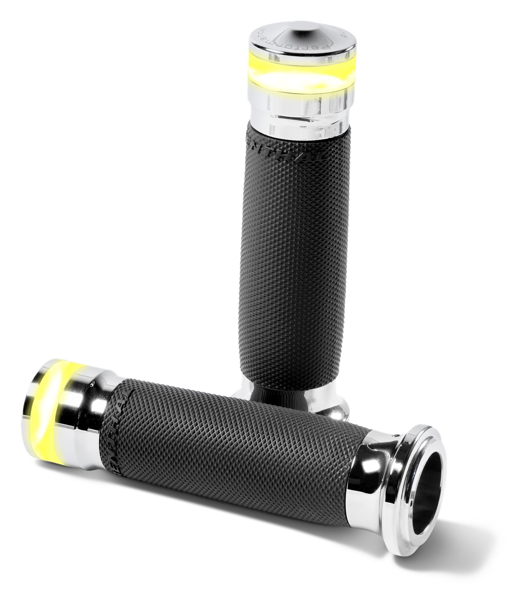 Performance Machine Vision Contour LED Turn Signal Grips Harley Fly-By-Wire Throttle