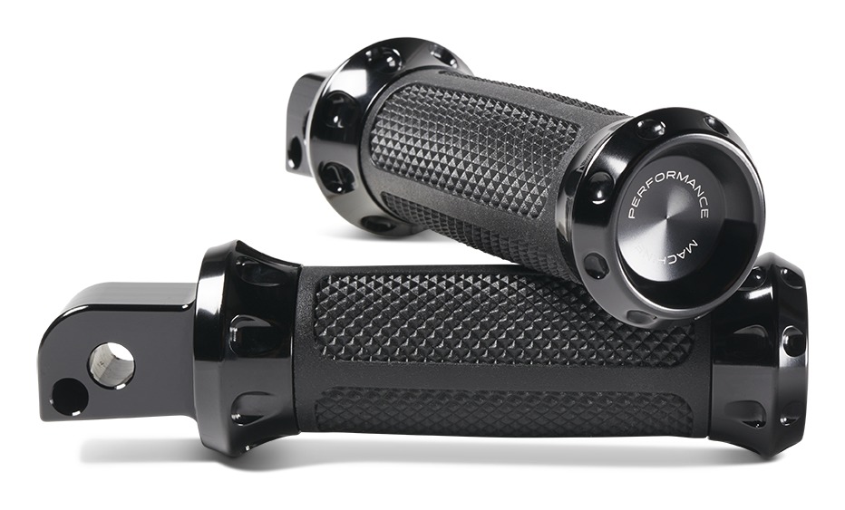Performance Machine Overdrive Foot Pegs for Harley Softail 2018-2025 Rider