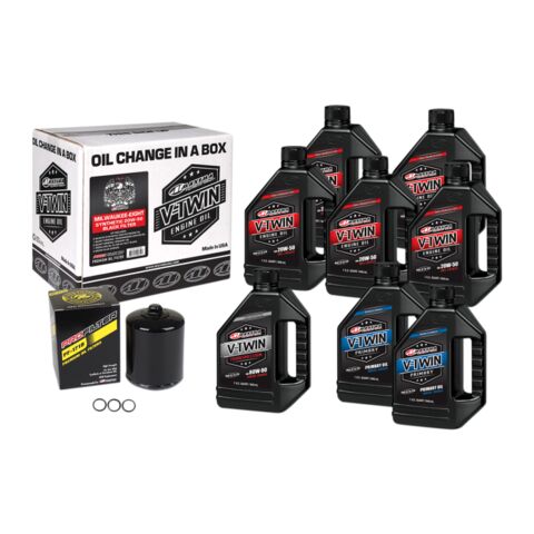 Maxima V-Twin Complete Oil Change Kit For Milwaukee Eight 2017-2025