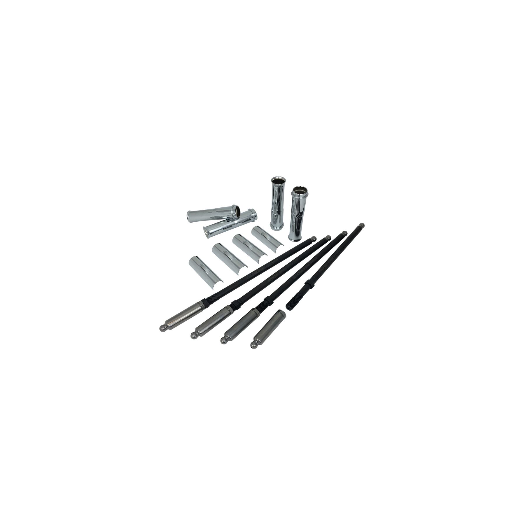 Feuling Quick Install Adjustable Pushrod And Tube Kit For Harley Twin 