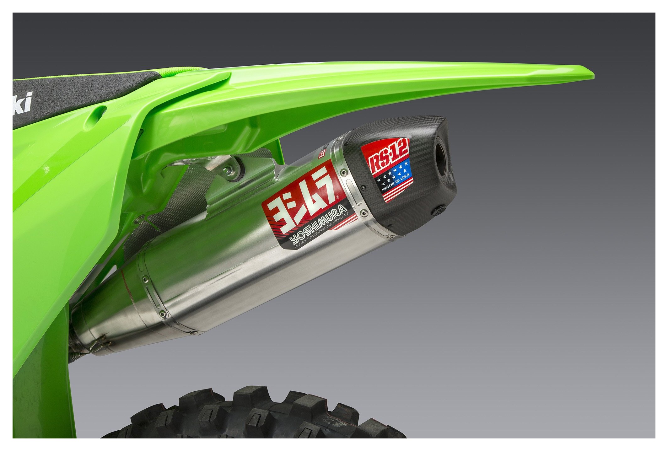 かたつむり Yoshimura RS-12 Exhaust System Kawasaki KX450 / KX450X