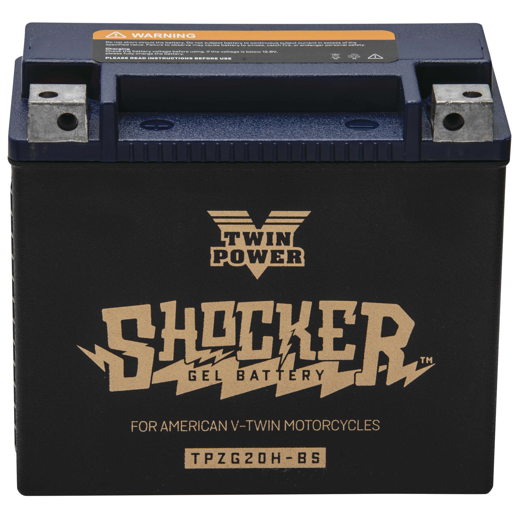 Twin Power Shocker Gel Battery TPZG20H-BS