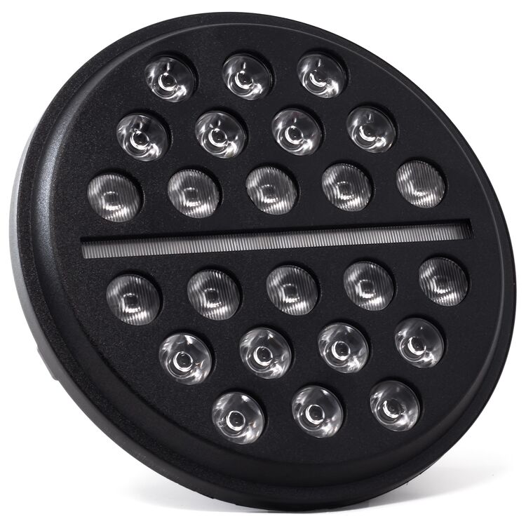 Letric Lighting Co. 7" LED Buck-Shot Style Mini-Multi Headlamp For Indian 2014-2026