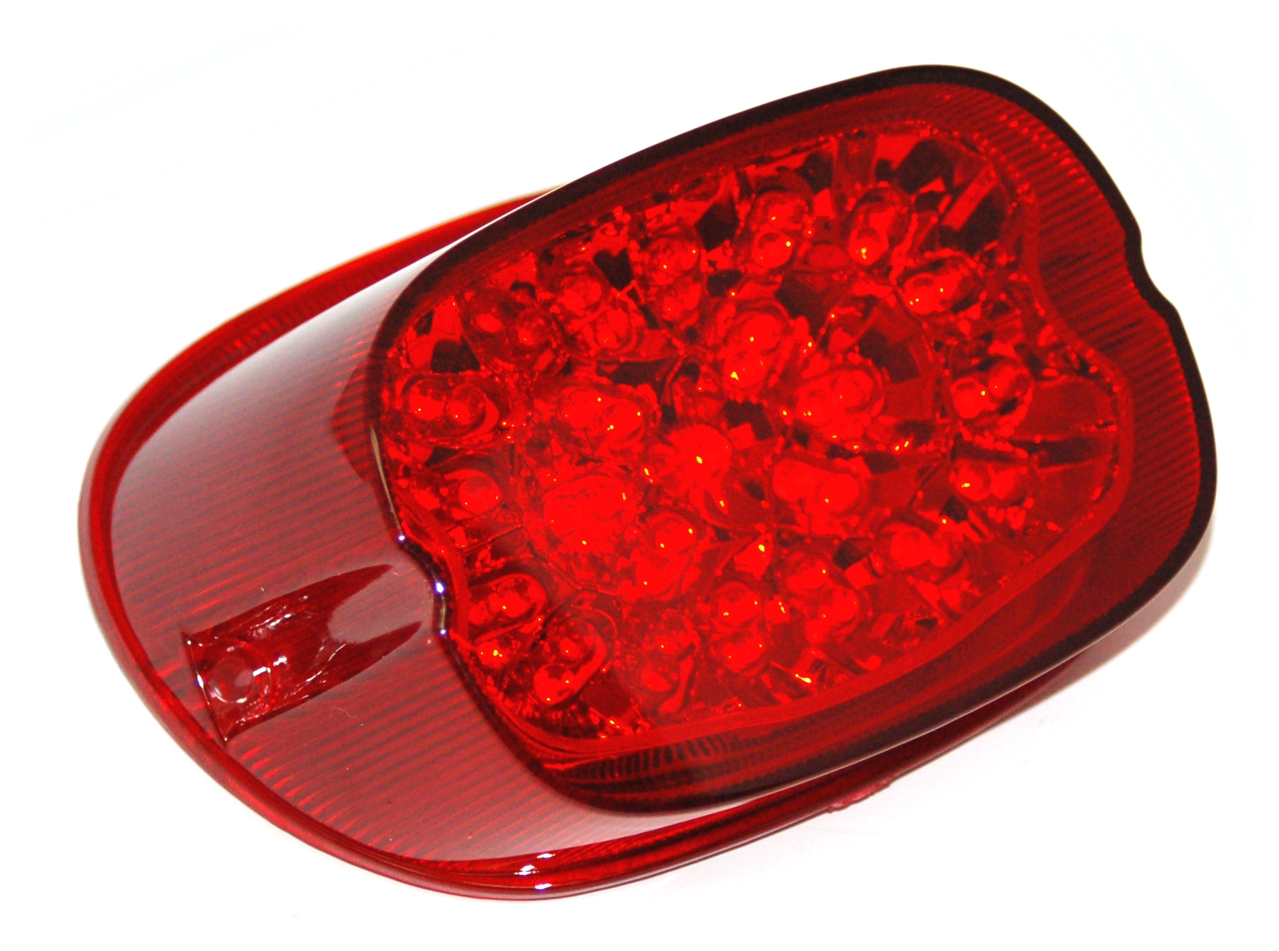 Letric Lighting Co. Squareback LED Taillight w/ Integrated Turn Signals For Harley 1999-2025 Red Lens