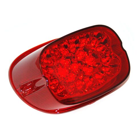 Letric Lighting Co. Squareback LED Taillight w/ Integrated Turn Signals For Harley 1999-2026