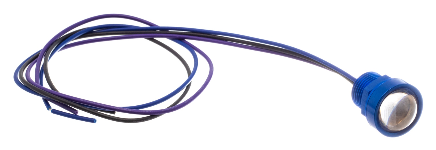 Letric Lighting Co. Royal Flush G2 LED Marker Lights / 9/16" Diameter Red 2 wire