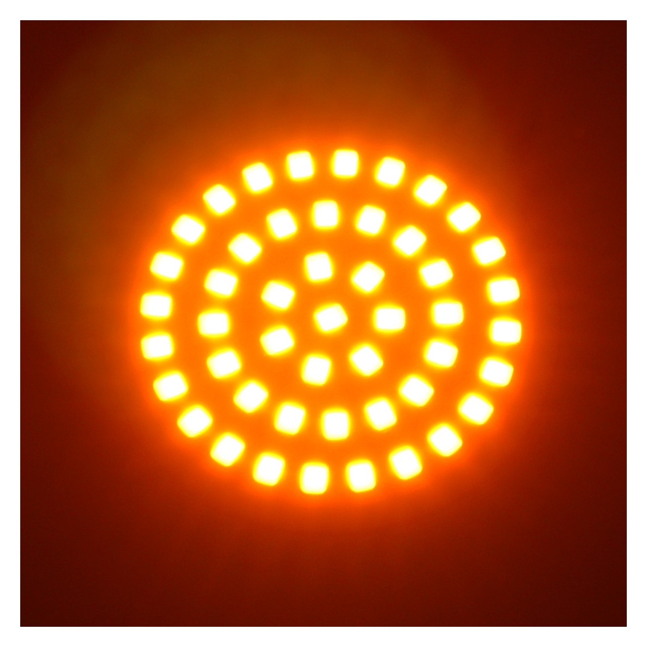 Letric Lighting Co. Rear Bullet Style LED Turn Signal Inserts For Harley 2000-2025 Amber 1156