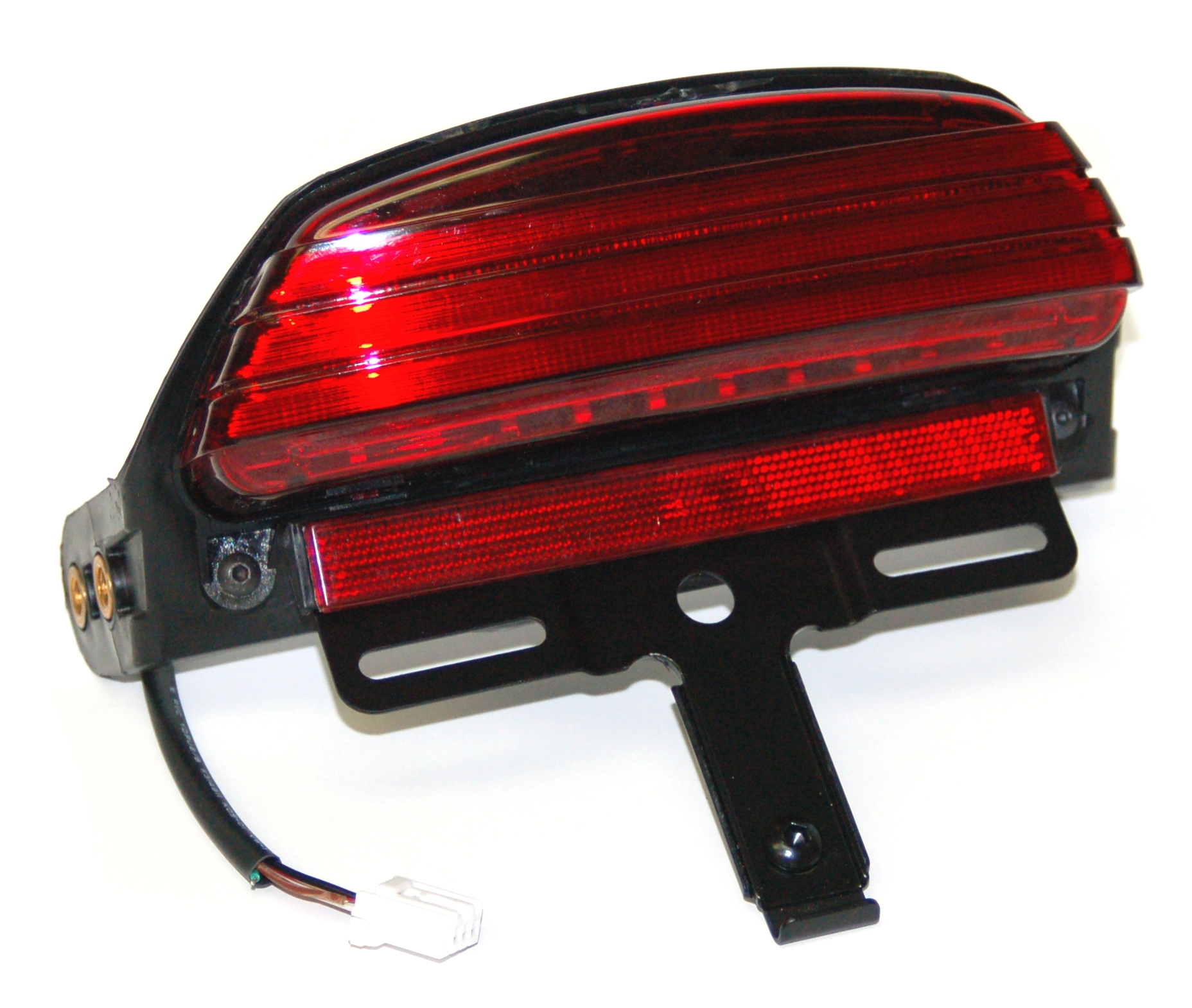 Letric Lighting Co. LED Taillight Assembly w/ Integrated Turn Signals For Harley FXDF 2008-2013 N/A