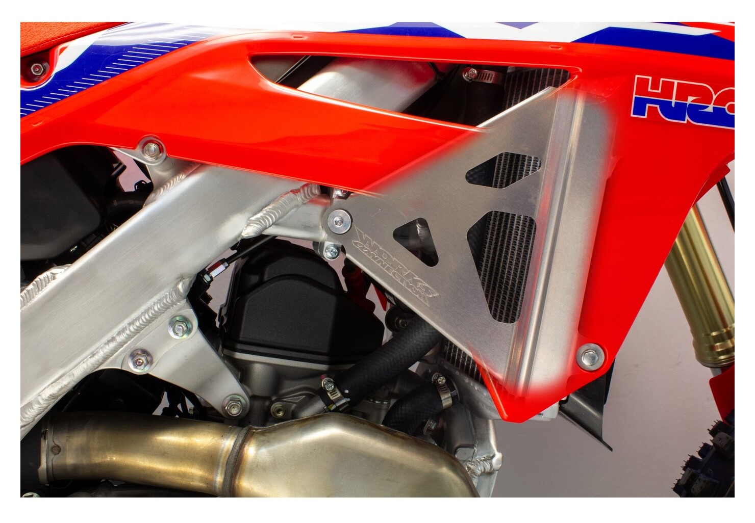 ワークスコネクション　ラジエーターガード　　CRF250R 2021〜2024 Works Connection Radiator Braces Honda CRF250R / CRF450R / RX 2021