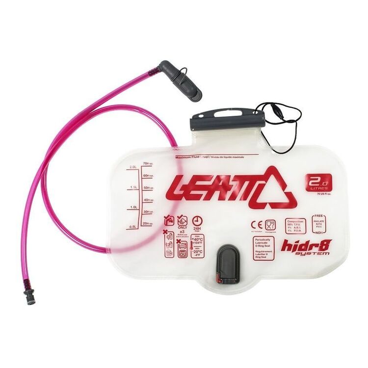 Leatt Flat Cleantech Horizontal BladderTube And Bite Valve