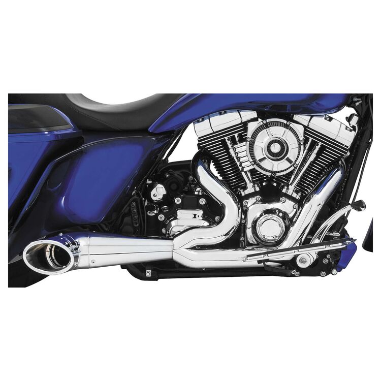 Freedom Performance 2Into1 Turnout Exhaust For Harley Dyna 19912005