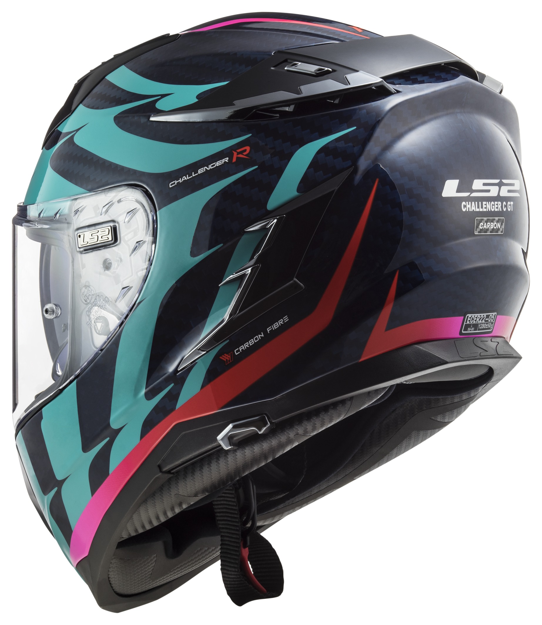 LS2 Challenger GT Carbon Flames Helmet (XL) | 40% ($170.00) Off