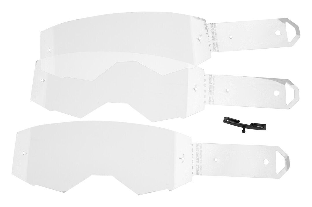 Fly Racing Zone / Zone Pro / Focus Tear-Offs Laminate 3 Pack