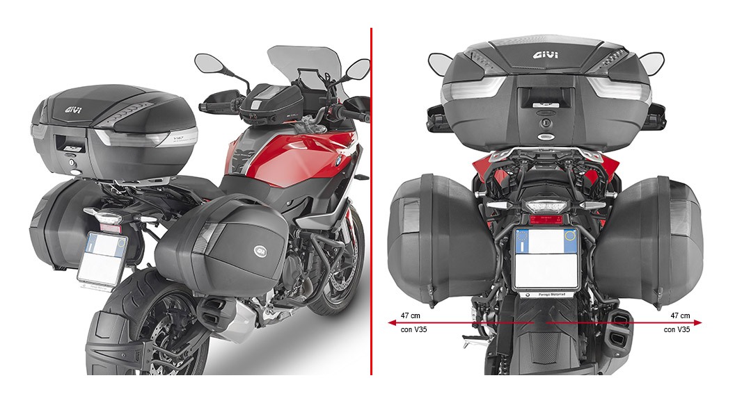 Givi PLX5137 V35 / V37 Side Case Racks BMW F900XR 2020-2024 undefined