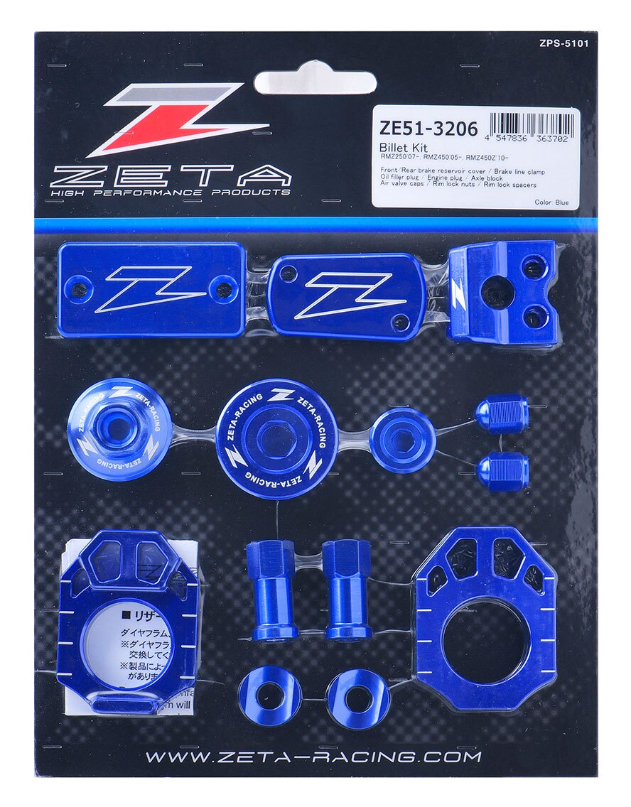 パーツ CRAZY.com Zeta Billet Kit Suzuki RMZ 250 / RMZ 450 / RMX450Z 2005-2026 | 5