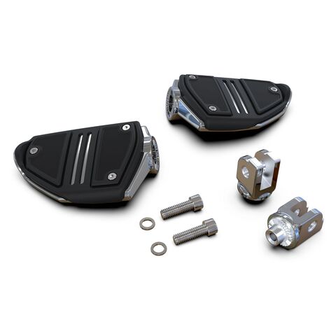 Ciro Twin Rail Passenger Footrests For Harley Softail 2018-2025
