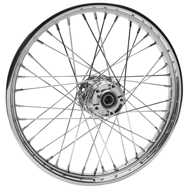 Biker's Choice 40 Spoke 21" X 2.15" Front Wheel For Harley Softail / Dyna 2000-2006