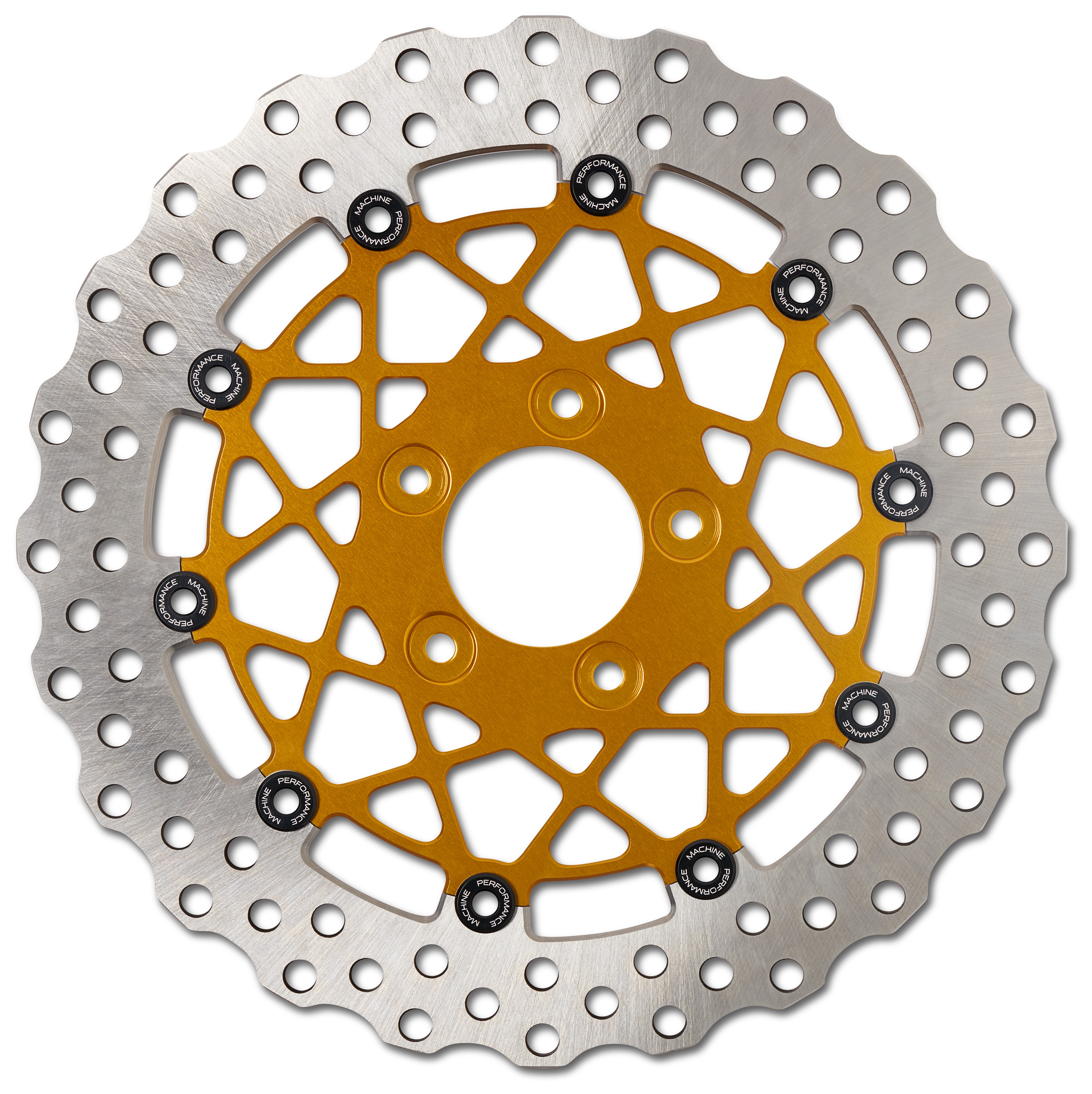 Performance Machine Speedstar 11.5" Floating Front Brake Rotor For Harley 2000-2014 N/A