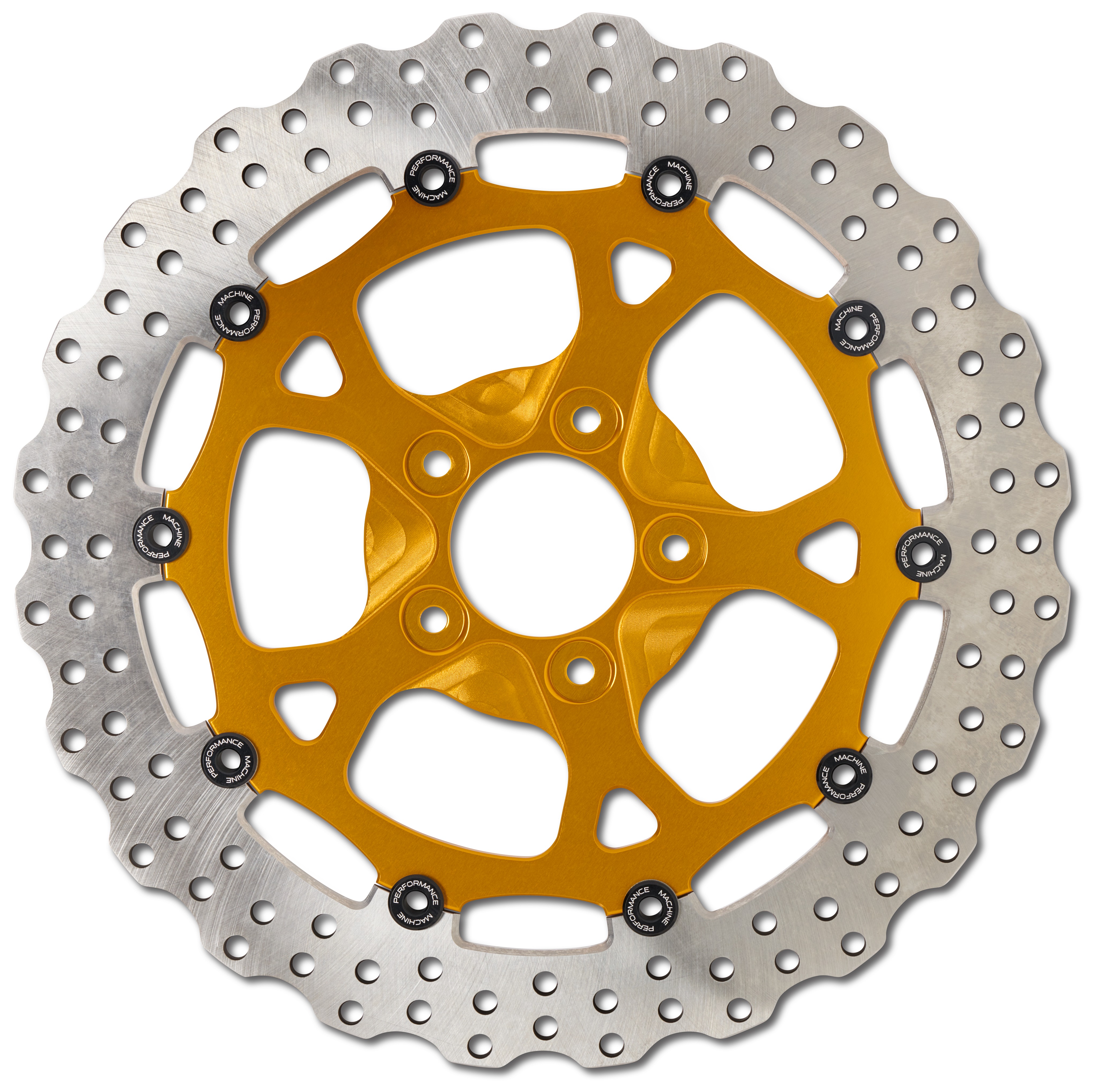 Performance Machine Dominator 13" Floating Front Brake Rotor For Harley 2000-2025 N/A