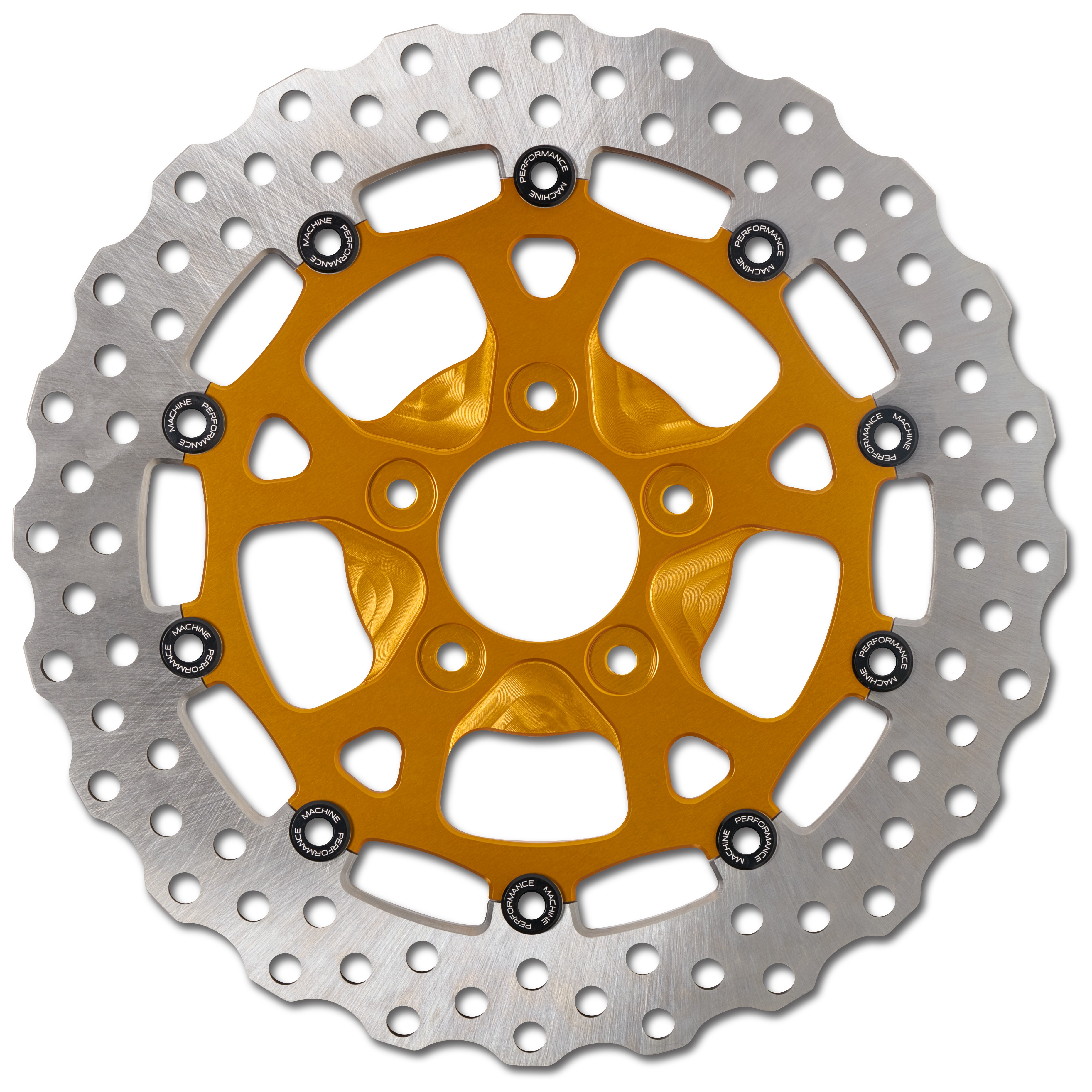 Performance Machine Dominator 11.8" Floating Front Brake Rotor For Harley 2006-2025 N/A