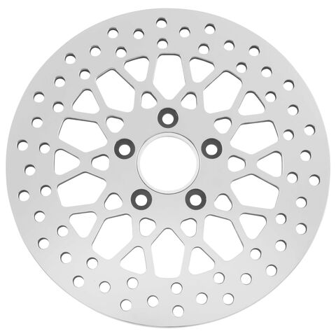 Milwaukee Twins 11.5 Mesh Rear Brake Rotor For Harley 2000-2017