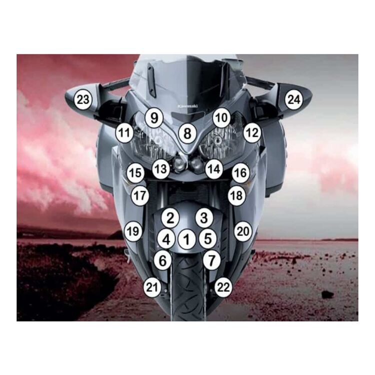 R② Front Sprocket 17T fits Kawasaki ZX-9R (ZX900E) 2000-01 (530