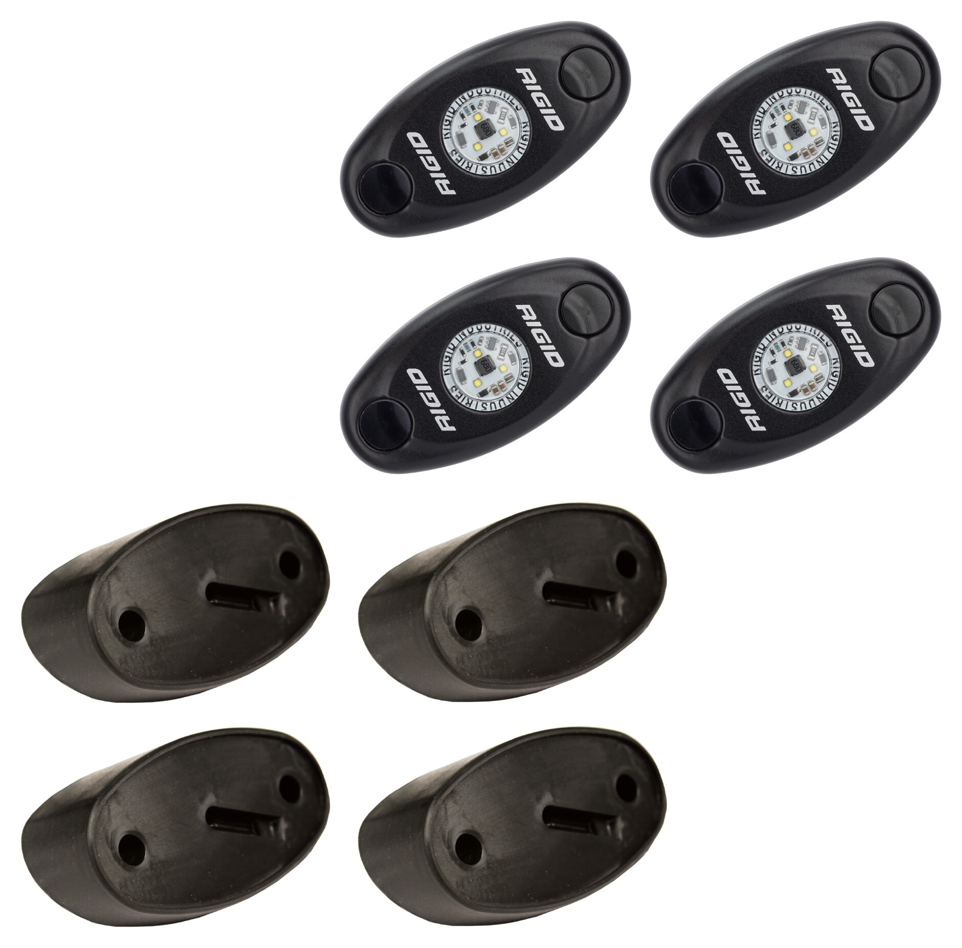 Rigid LED Rock Light Kit 4 Pod