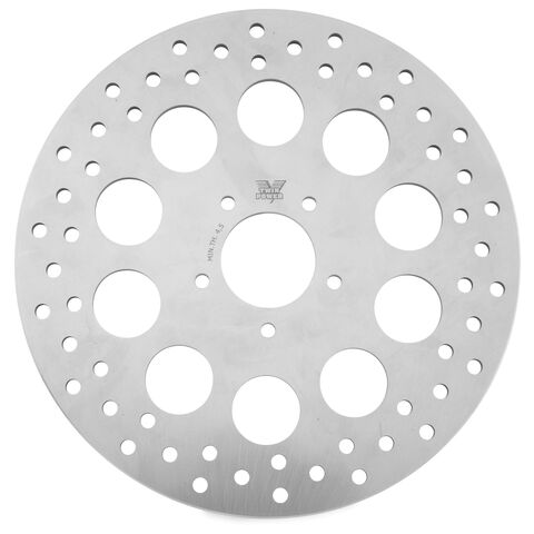 Twin Power Solid Hole Front Rotor For Harley