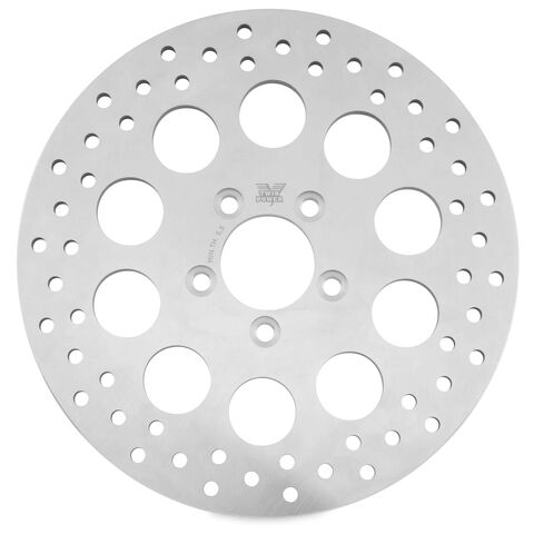 Twin Power Solid Hole Rear Rotor For Harley