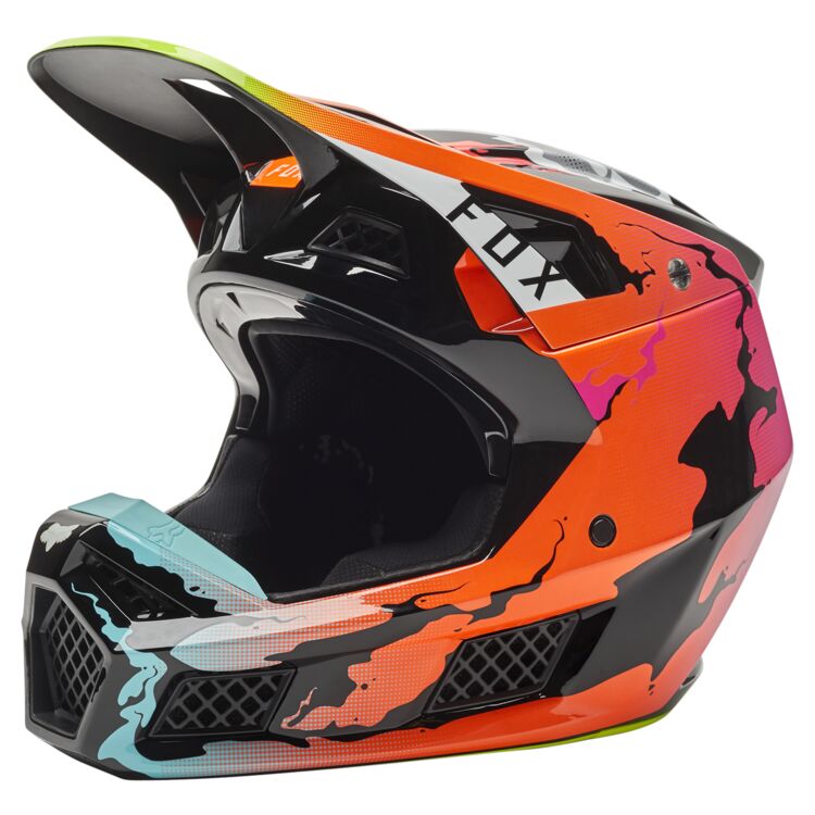 Fox Racing V3 RS Pyre Helmet RevZilla