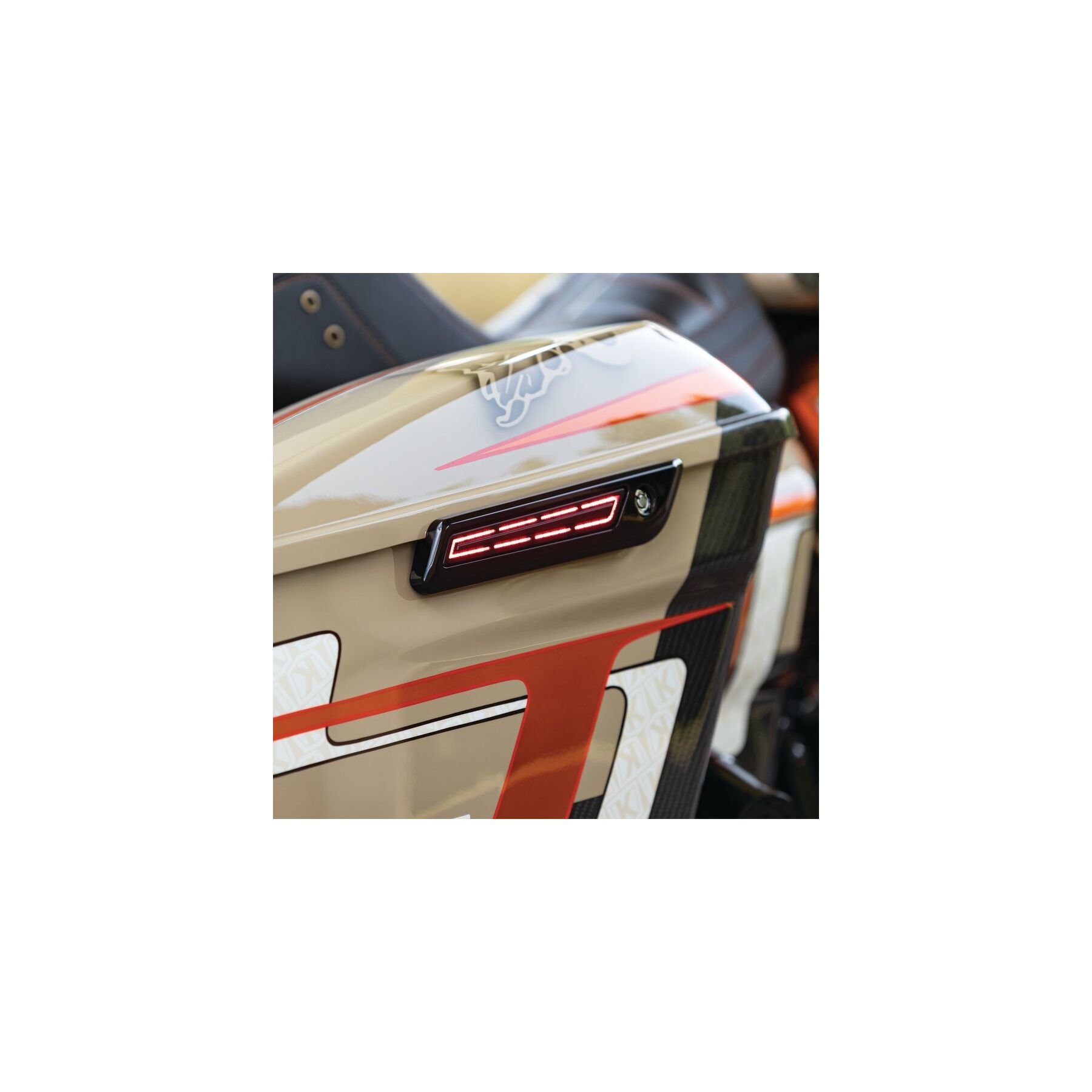 Kuryakyn LED Saddlebag Hinge Accents For Harley Touring 2014-2025