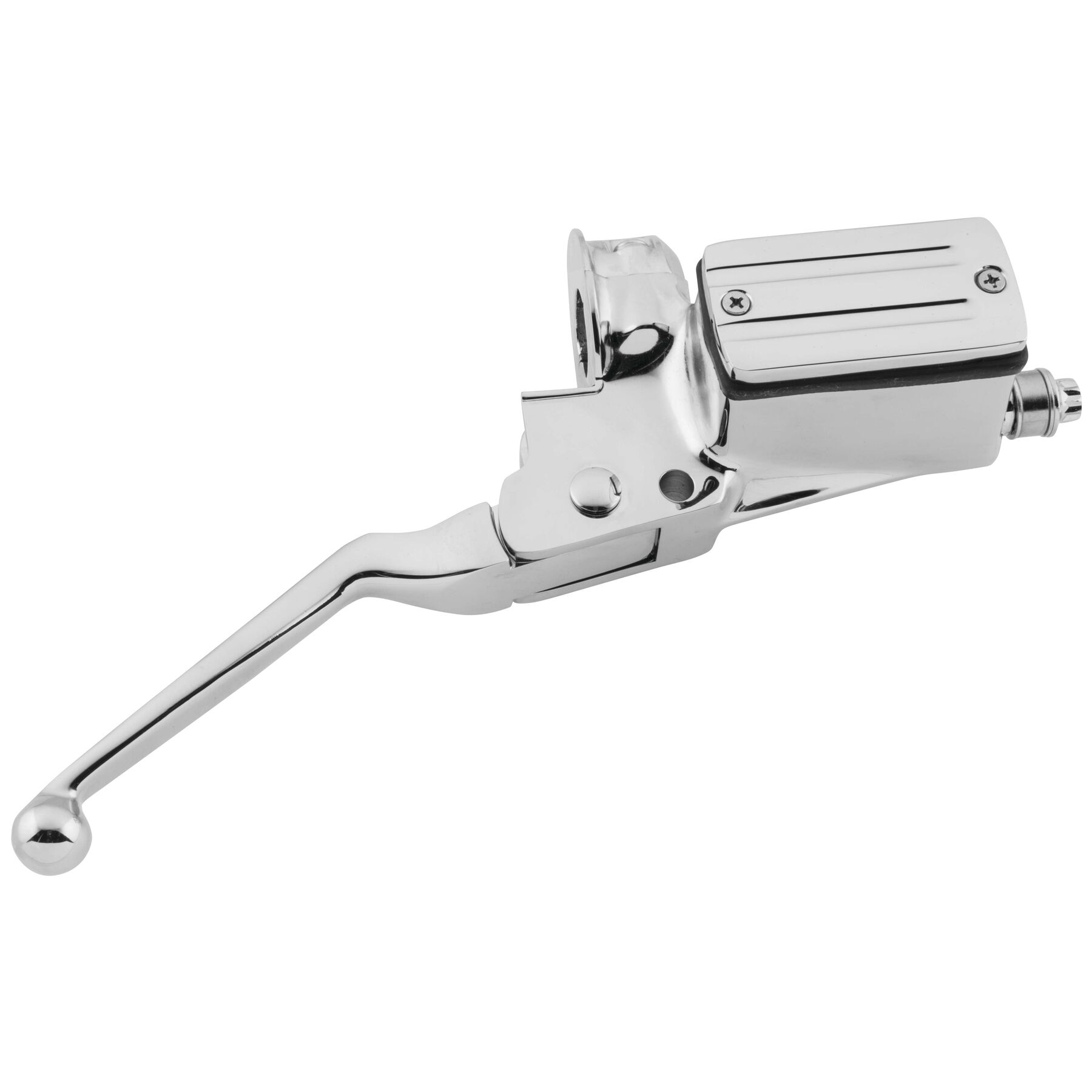 Biker's Choice Chrome Handlebar Master Cylinder Assembly For Harley Bi