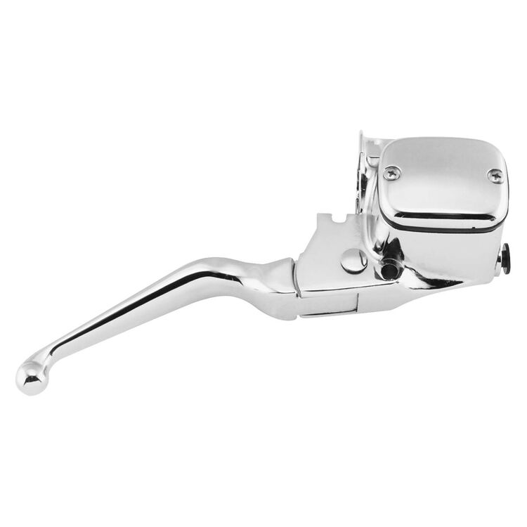 Biker's Choice Chrome Handlebar Master Cylinder Assembly For Harley