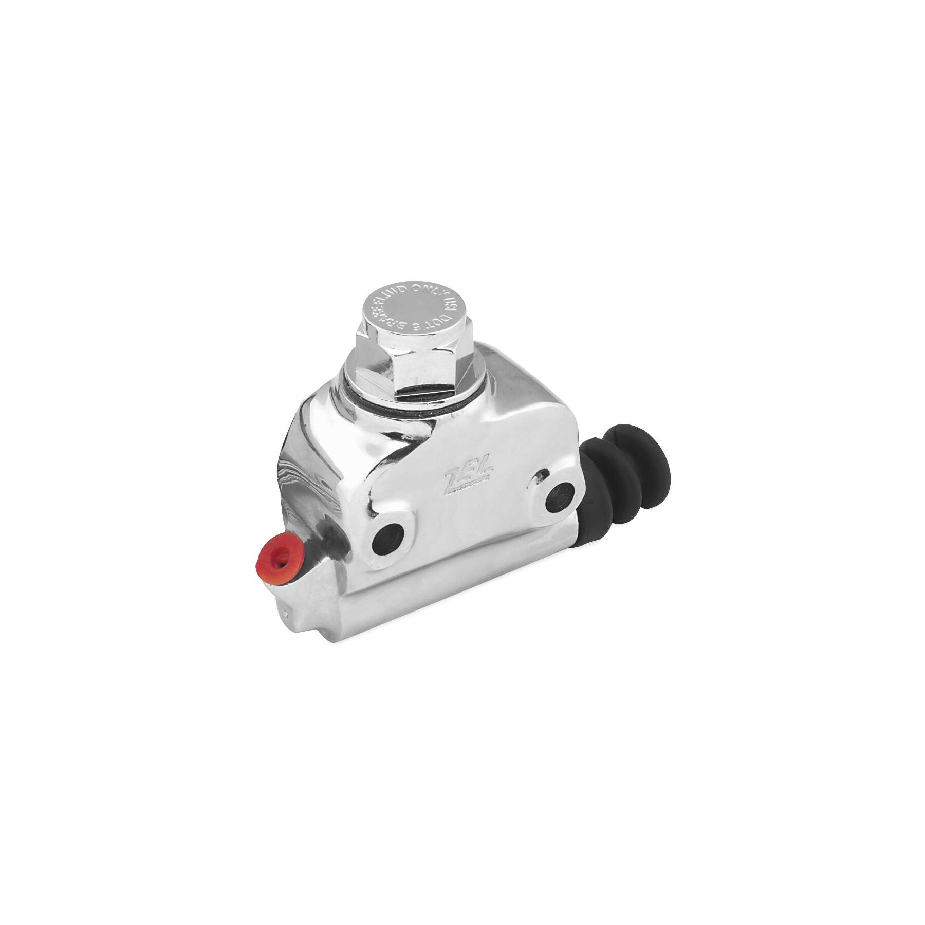 Biker's Choice Chrome Wagner Type Rear Master Cylinder For Harley FL /