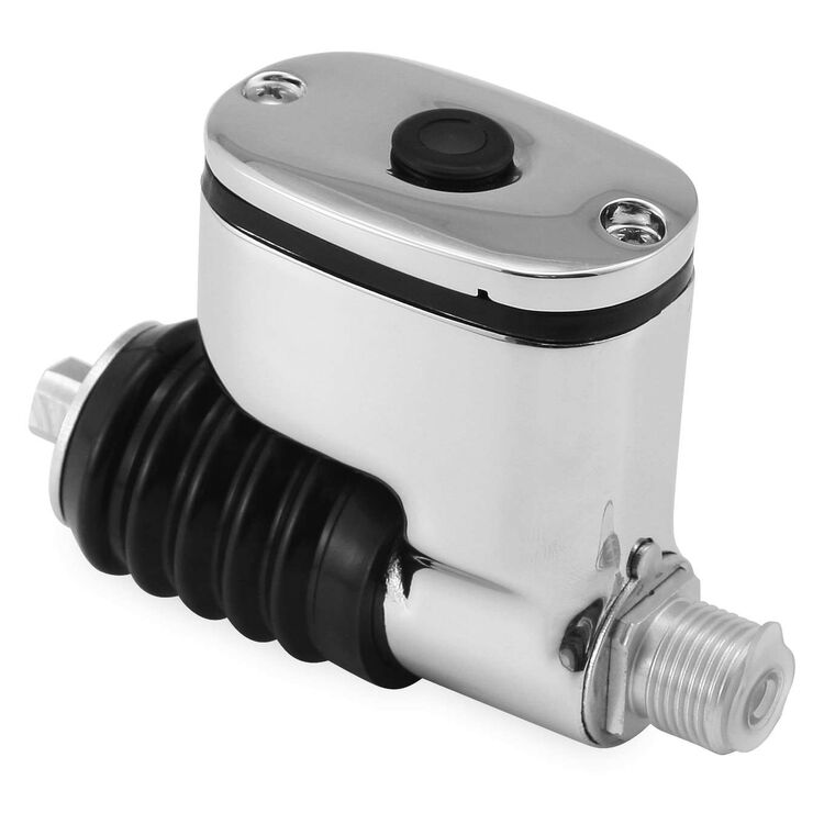 Biker's Choice Chrome Rear Master Cylinder For Harley Dyna 2006-2017