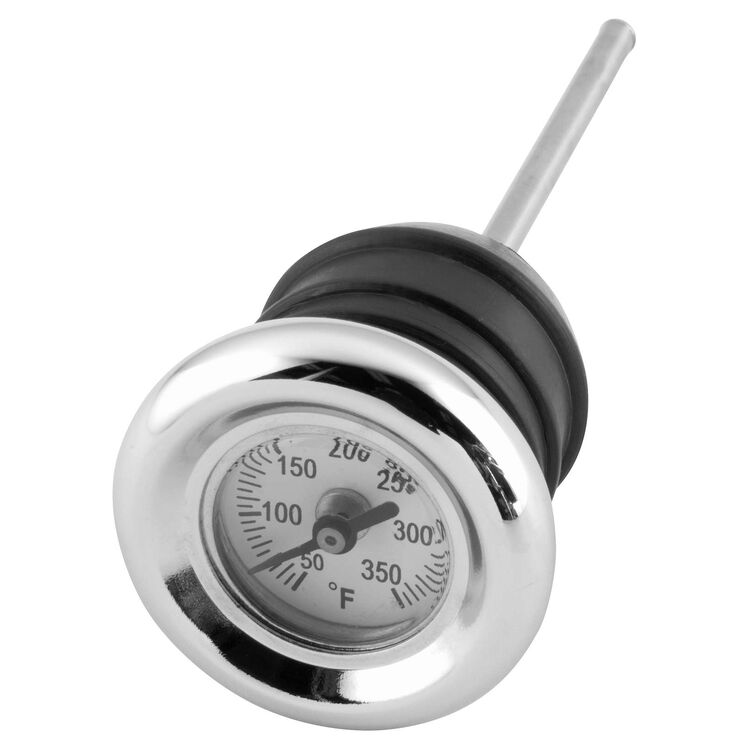 Biker's Choice Oil Tank Dipstick Temperature Gauge For Harley