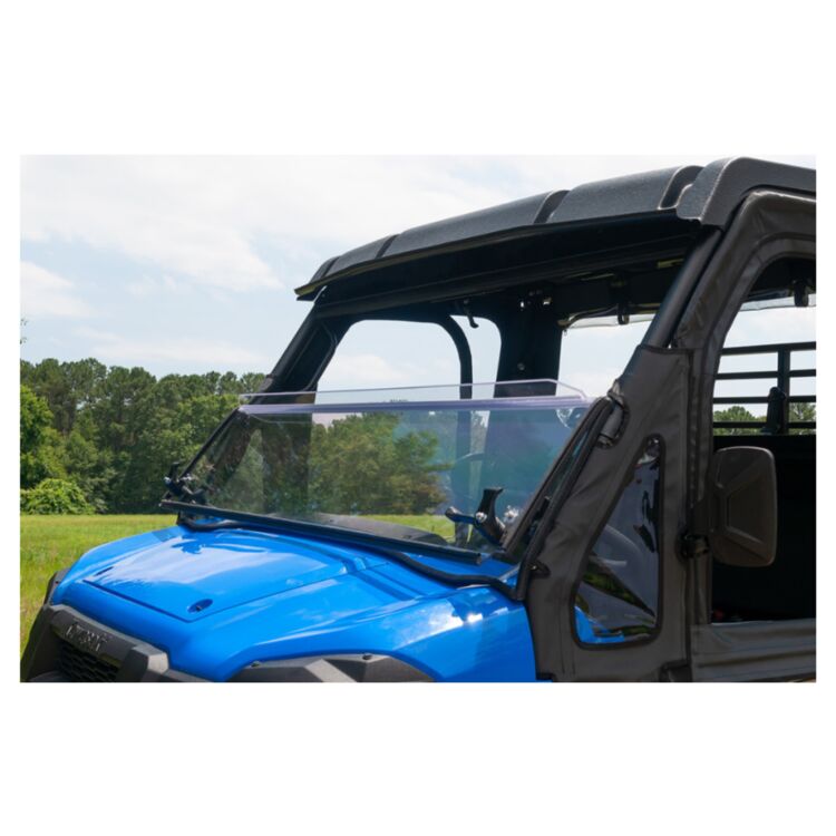 Seizmik Versa Fold Hard Coated Poly Windshield Kawasaki Mule 800 Pro FX / FXT 2015-2018