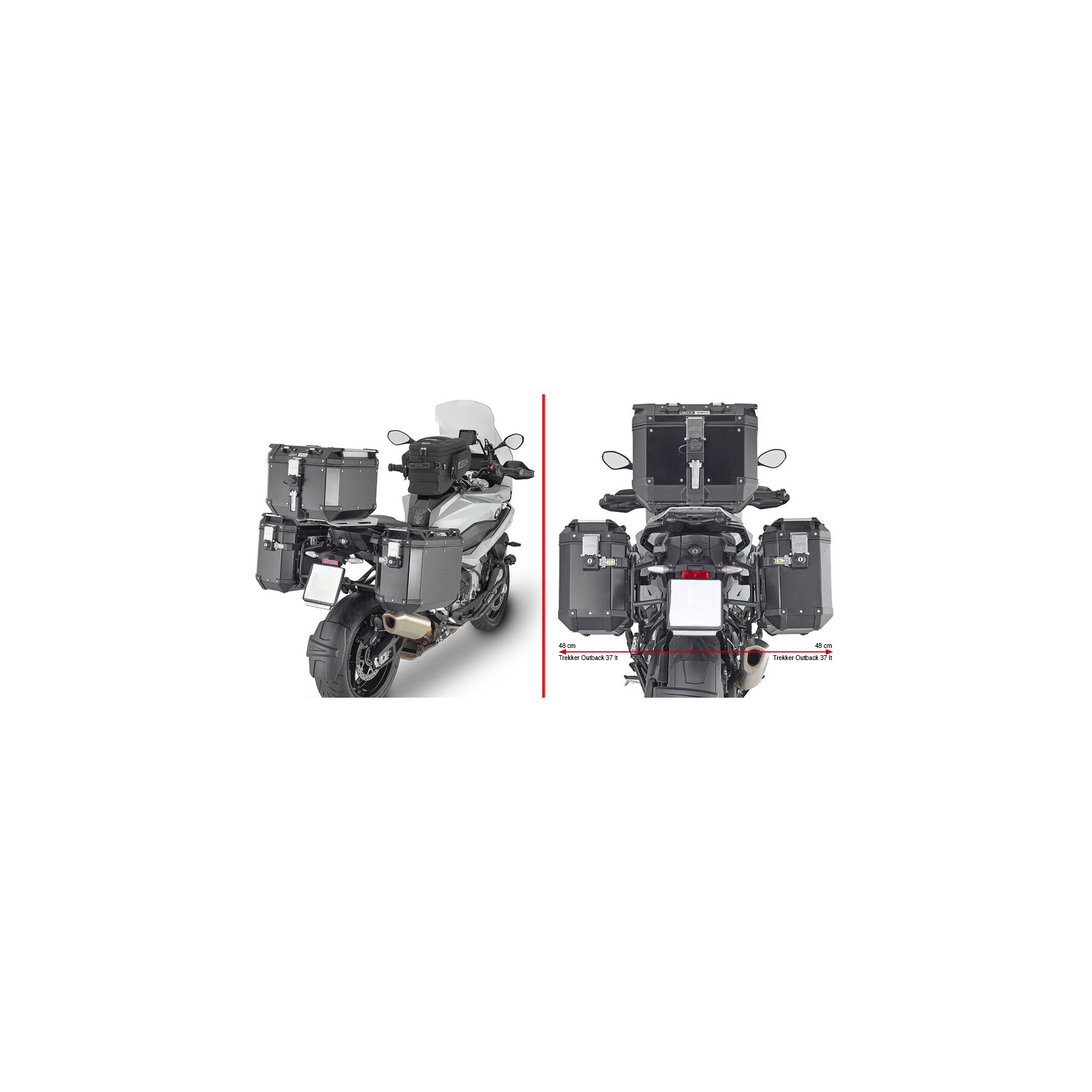 Givi PLO5138CAM Side Case Racks BMW S1000XR 2020-2024