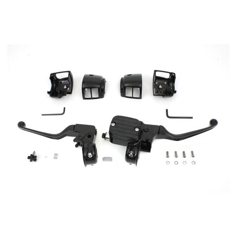 V-Twin Mfg. Handlebar Control Kit For Harley Softail / Dyna 2007-2011