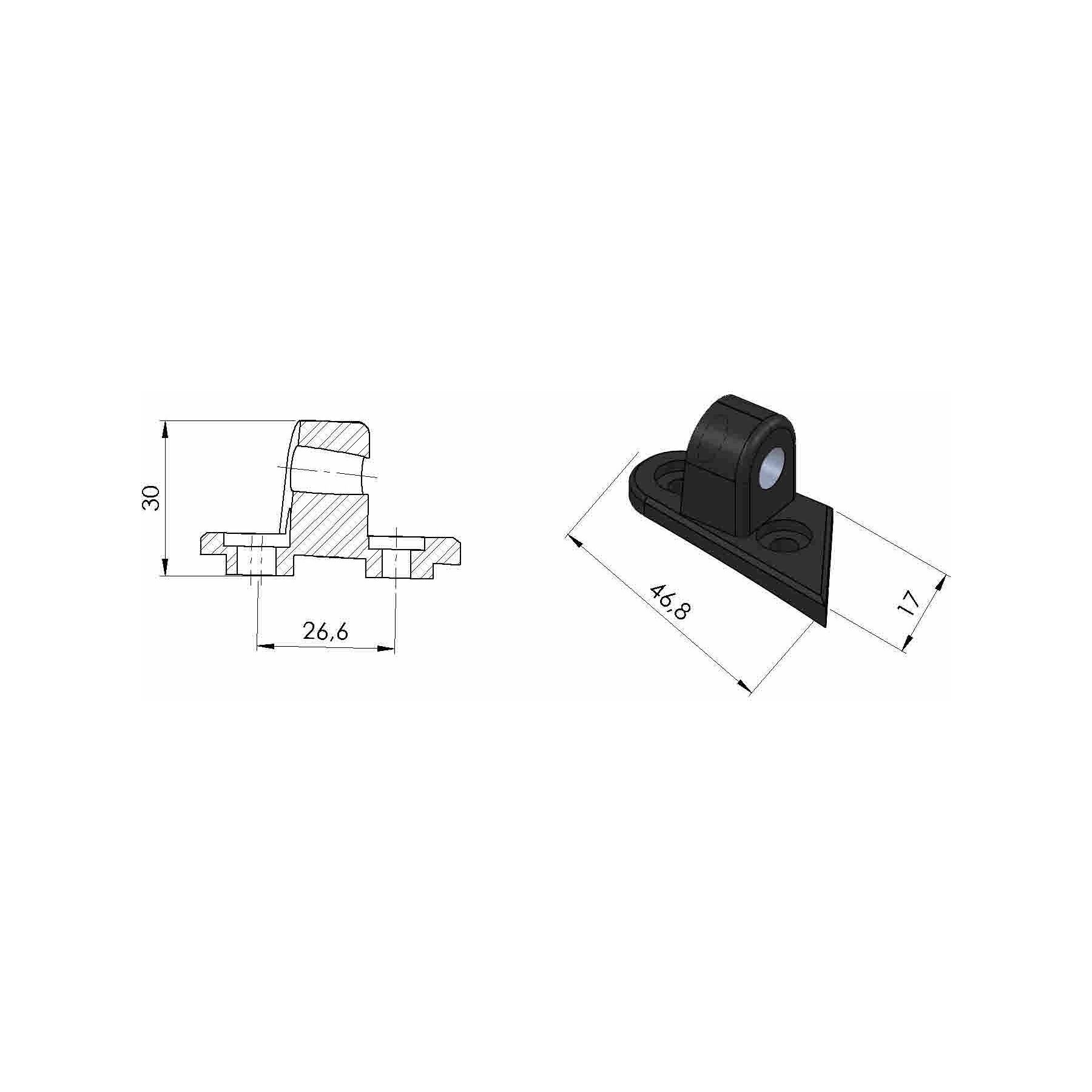 Puig Fairing Mirror Adapter Ducati Panigale V4 2018-2020