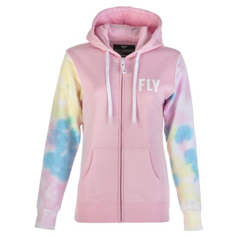 Fly Racing Women's Tie-Dye Zip Up Hoody
