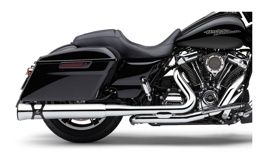 Cobra Dual Bung Pro Chamber Headpipes For Harley Touring 2017-2025 N/A