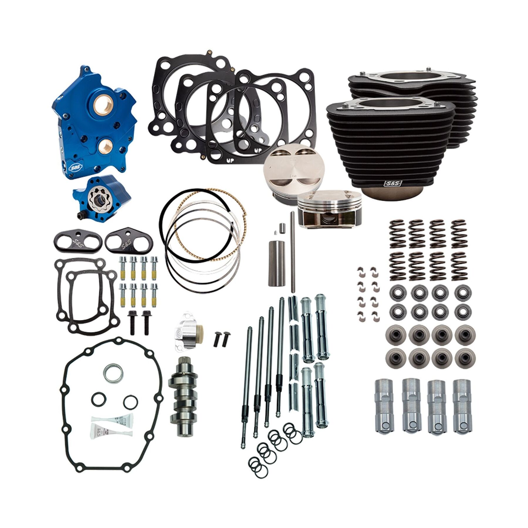 S&S Cycle Power Package For Harley Oil Cooled 114 / 117 Milwaukee Eigh