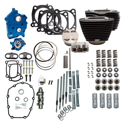 S&S Cycle Power Package For Harley Oil Cooled 114" / 117" Milwaukee Eight 2017-2026