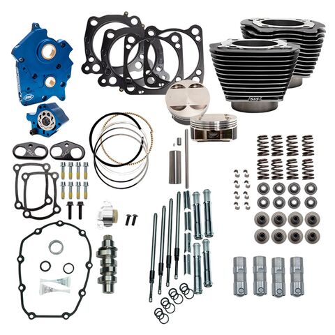 S&S Cycle Power Package For Harley Oil Cooled 114" / 117" Milwaukee Eight 2017-2025