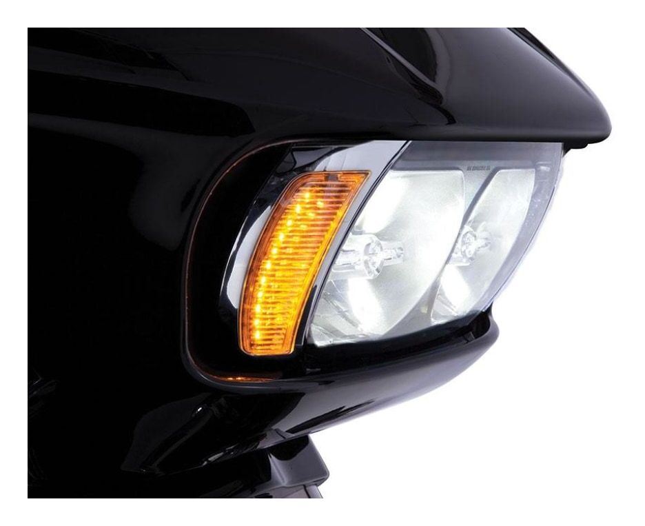 Ciro Fang LED Headlight Bezel For Harley Road Glide 2015-2025 N/A