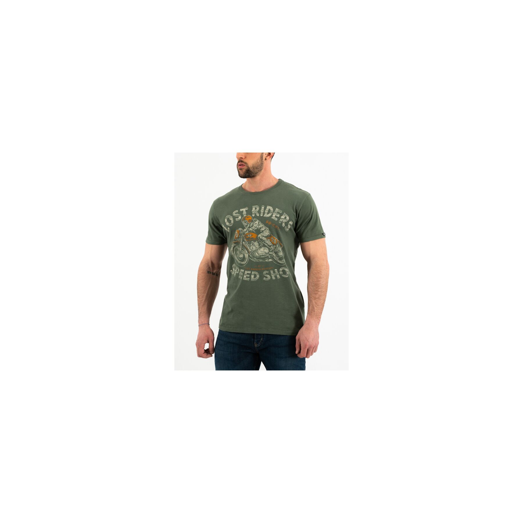 Rokker Lost Riders T-Shirt (S and 2XL)