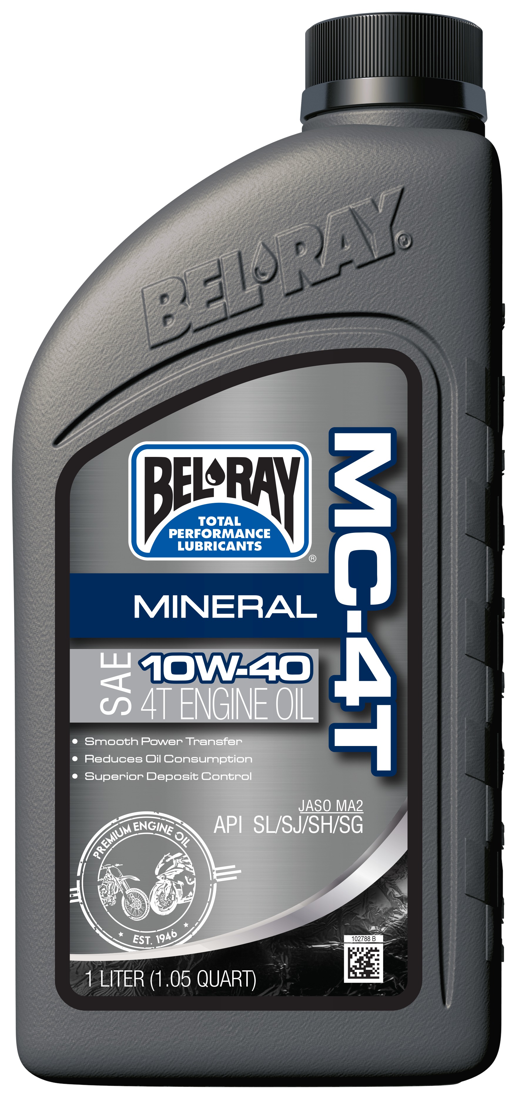 Bel-Ray MC-4T Mineral Engine Oil 10W40 1 Liter