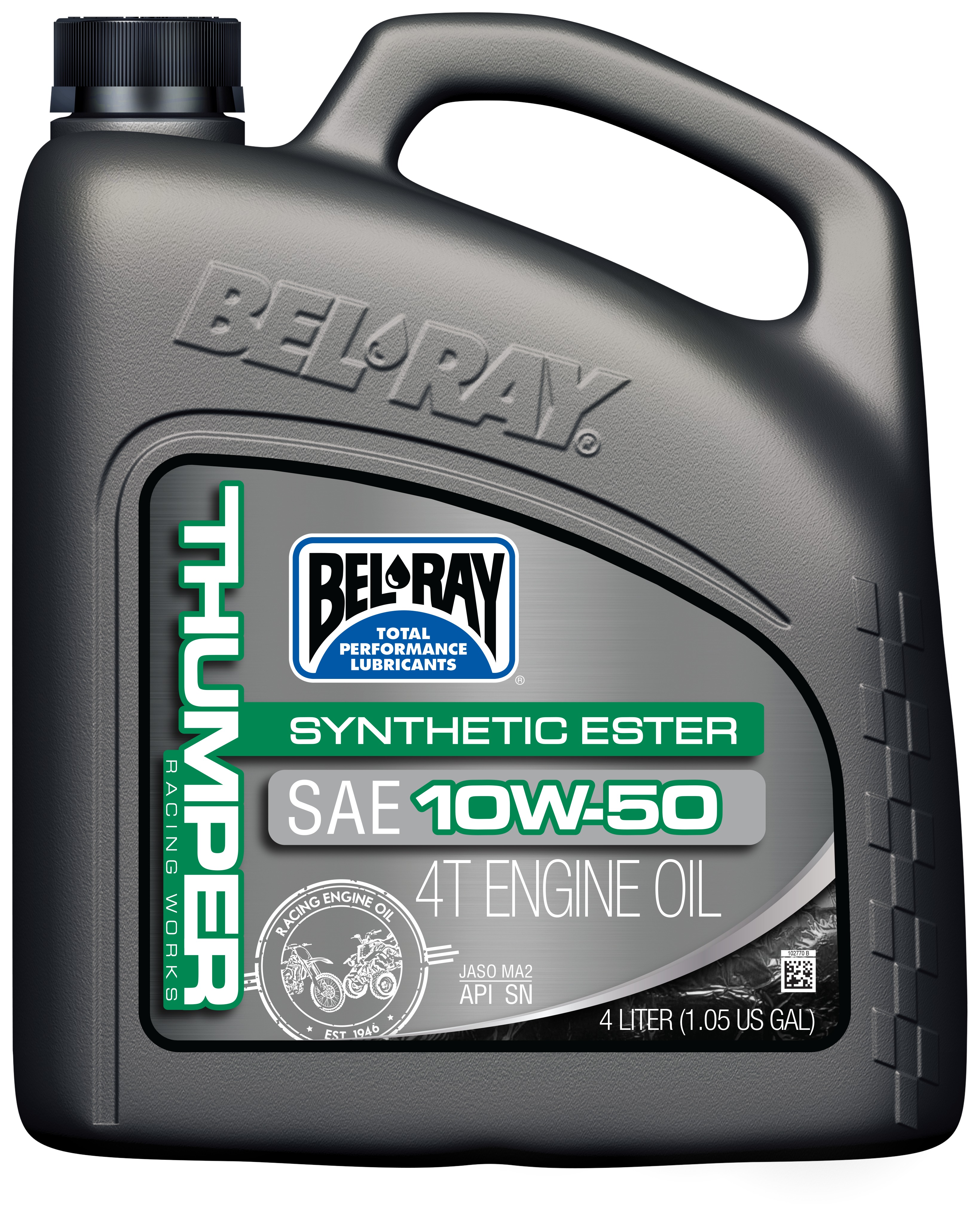 Bel-Ray Thumper Racing Works Synthetic Ester 4T Engine Oil 10W60 4 Liter